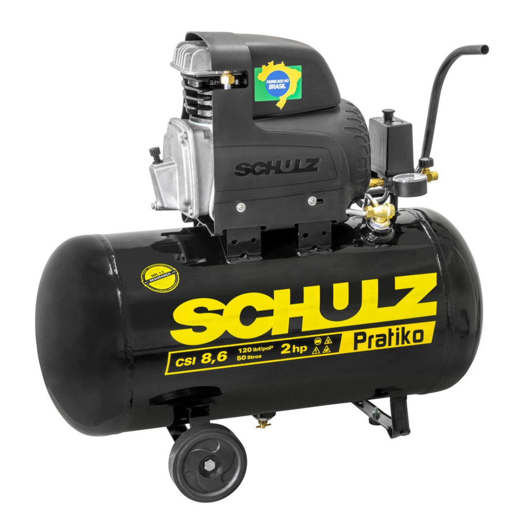 Motocompressor De Ar Pratiko CSI 8,6/50L 220V 915.0428-0 Schulz