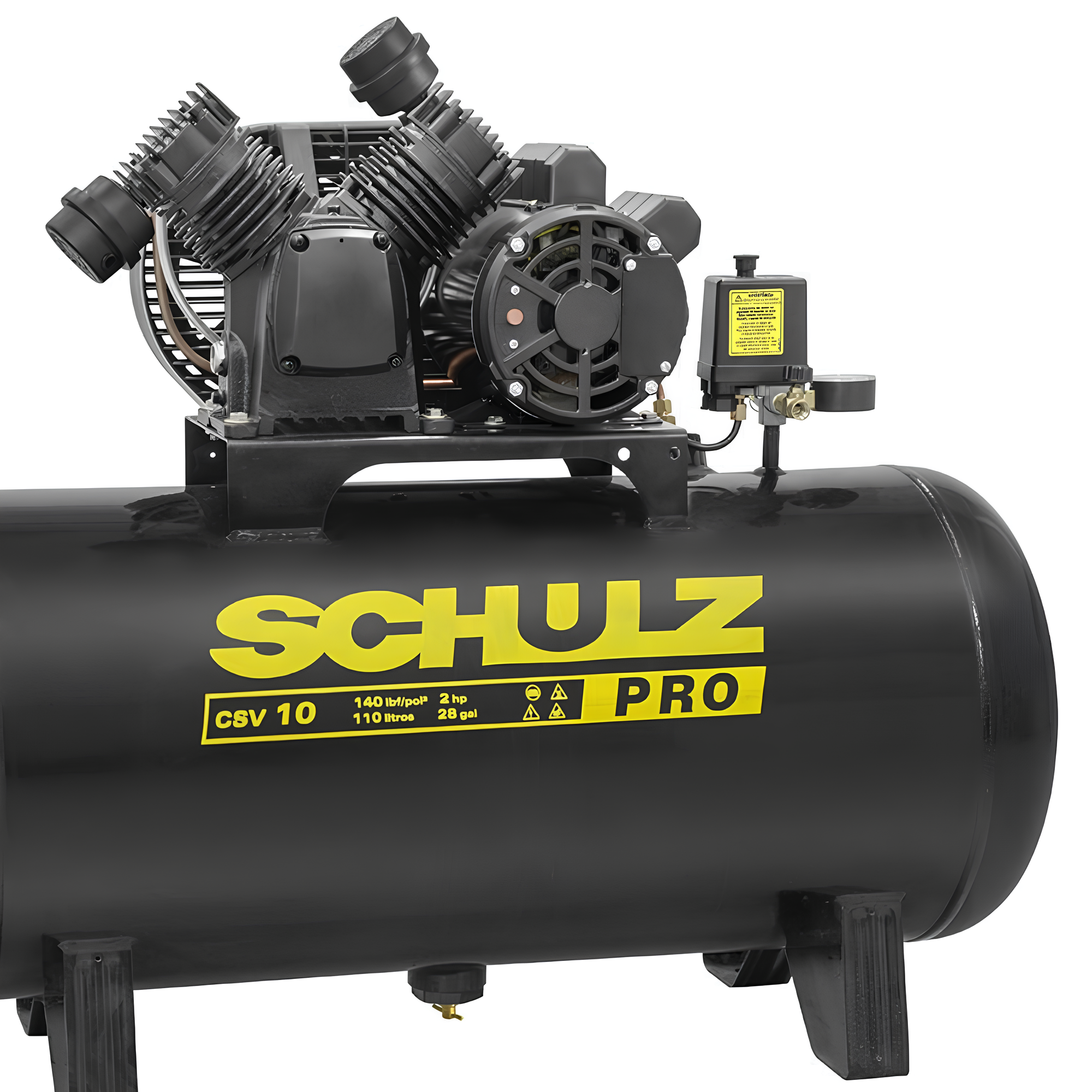 Compressor Pro CSV 10/110 10pcm 110 litros 2 hp 220V Schulz