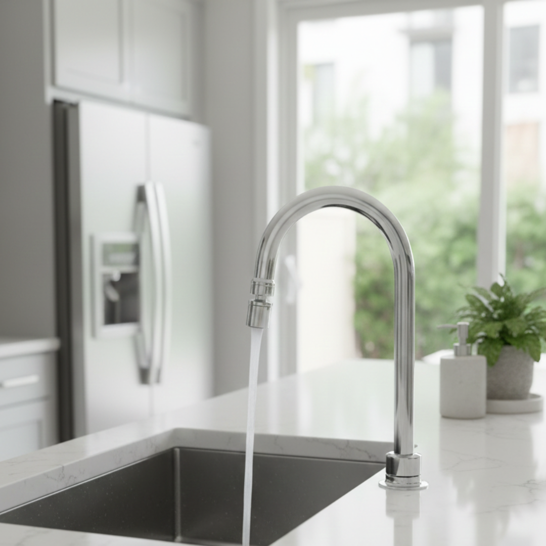 Torneira Bica alta articulável mesa lavatório Matic Docol