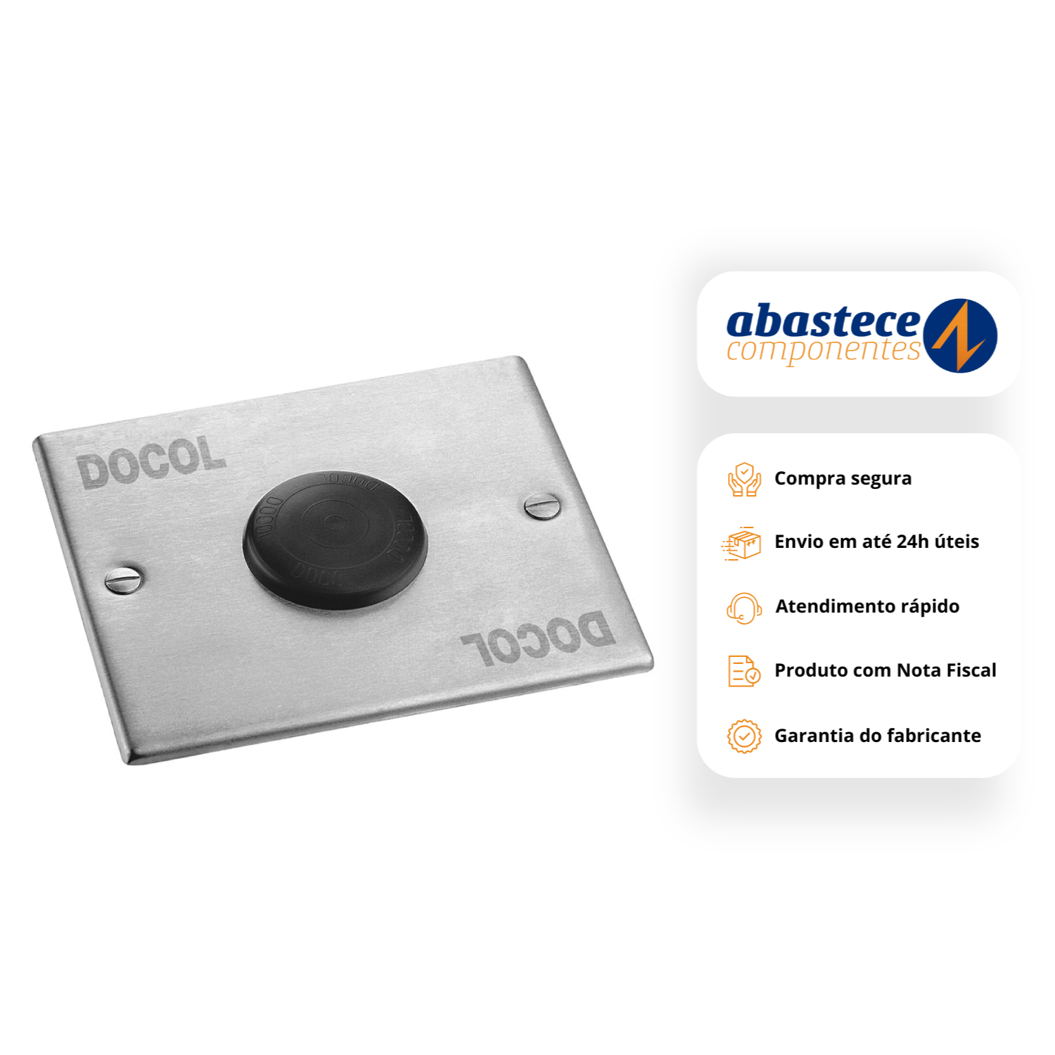 Válvula para piso PeMatic aço escovado 90170121000 Docol