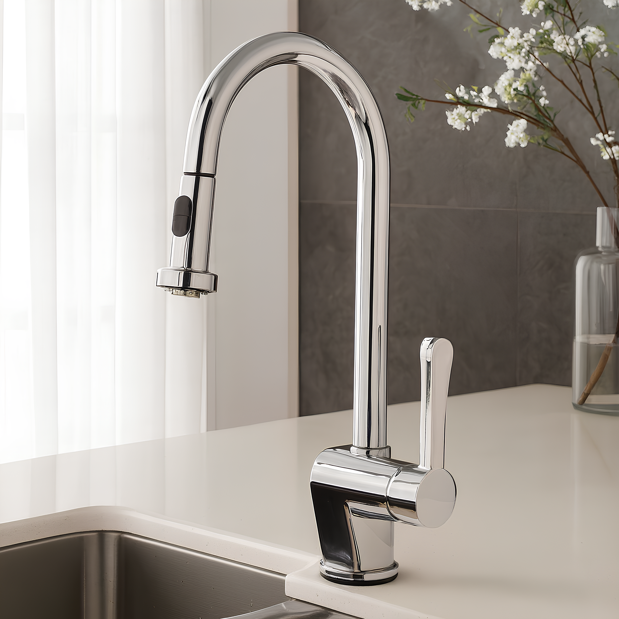 Torneira Monocomando para cozinha Mangiare Tech 660606 Docol