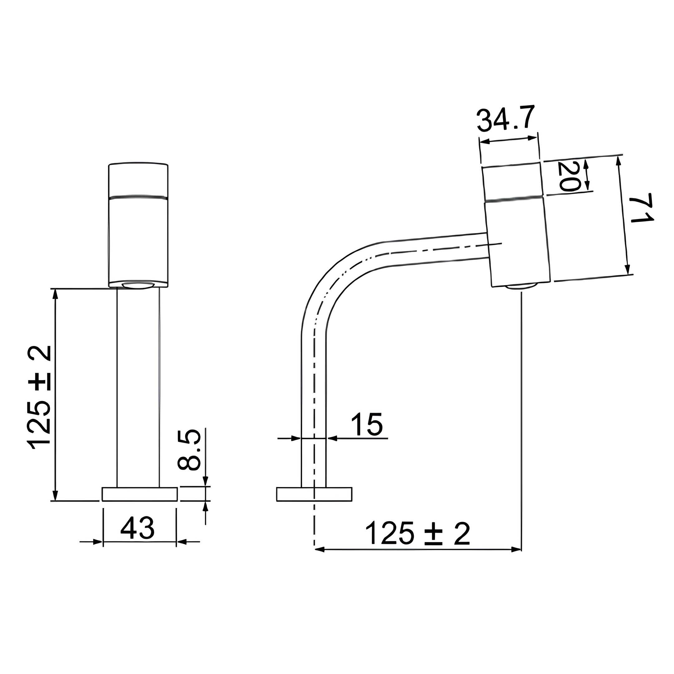 Torneira Lavatório Mesa Loren Code 1/4 volta Cr Lorenzetti