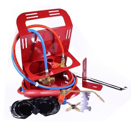 Maçarico Portátil Manual Turbo Set 90 Sem Cilindros Oxyturbo