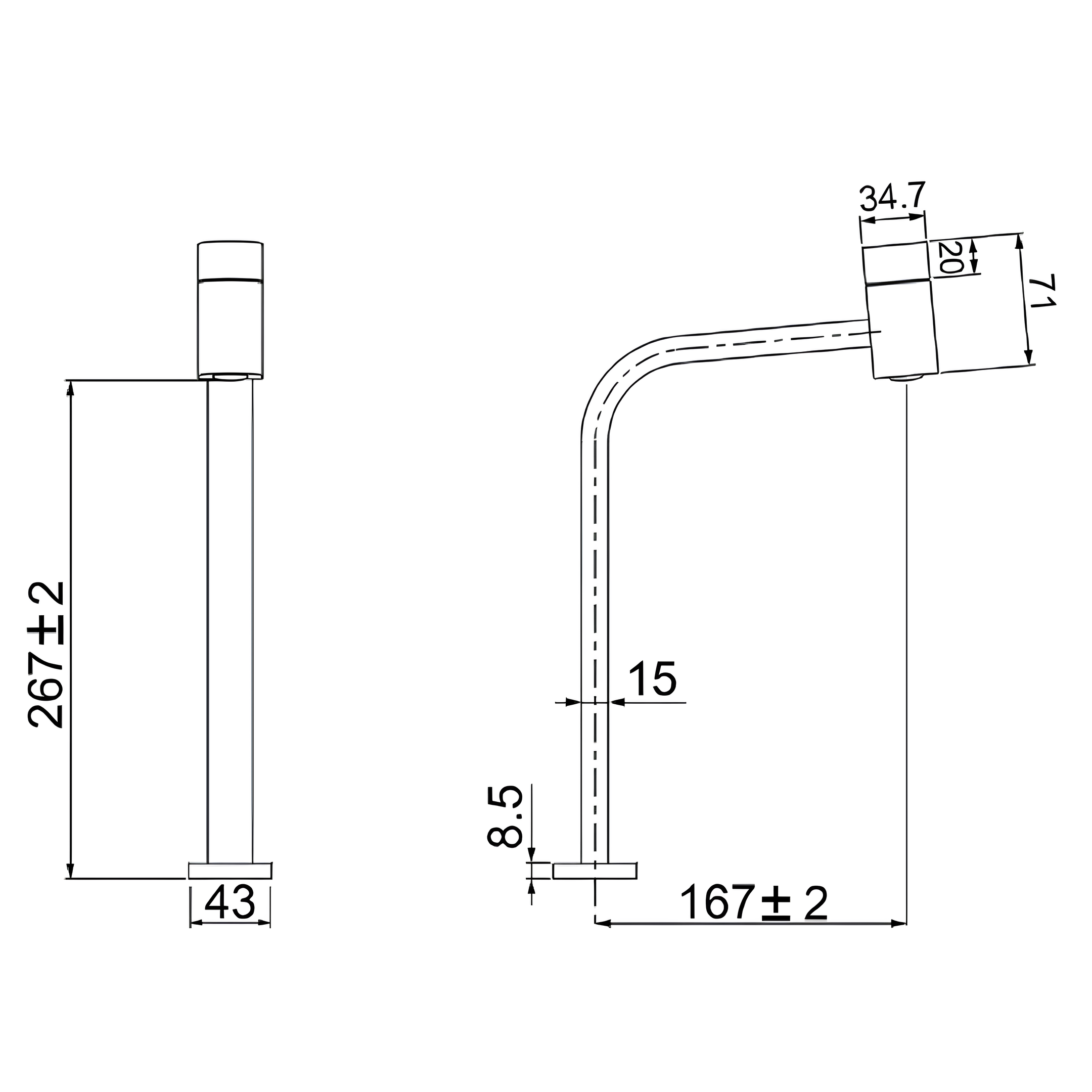Torneira Lavatório Mesa Bica Alta 1/4 Pt 1195 B55 Lorenzetti