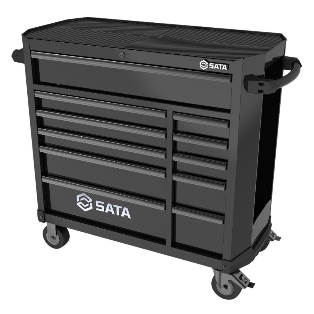 Carro P/ Ferramenta C/ 11 Gavetas Preto ST95114G-B Sata