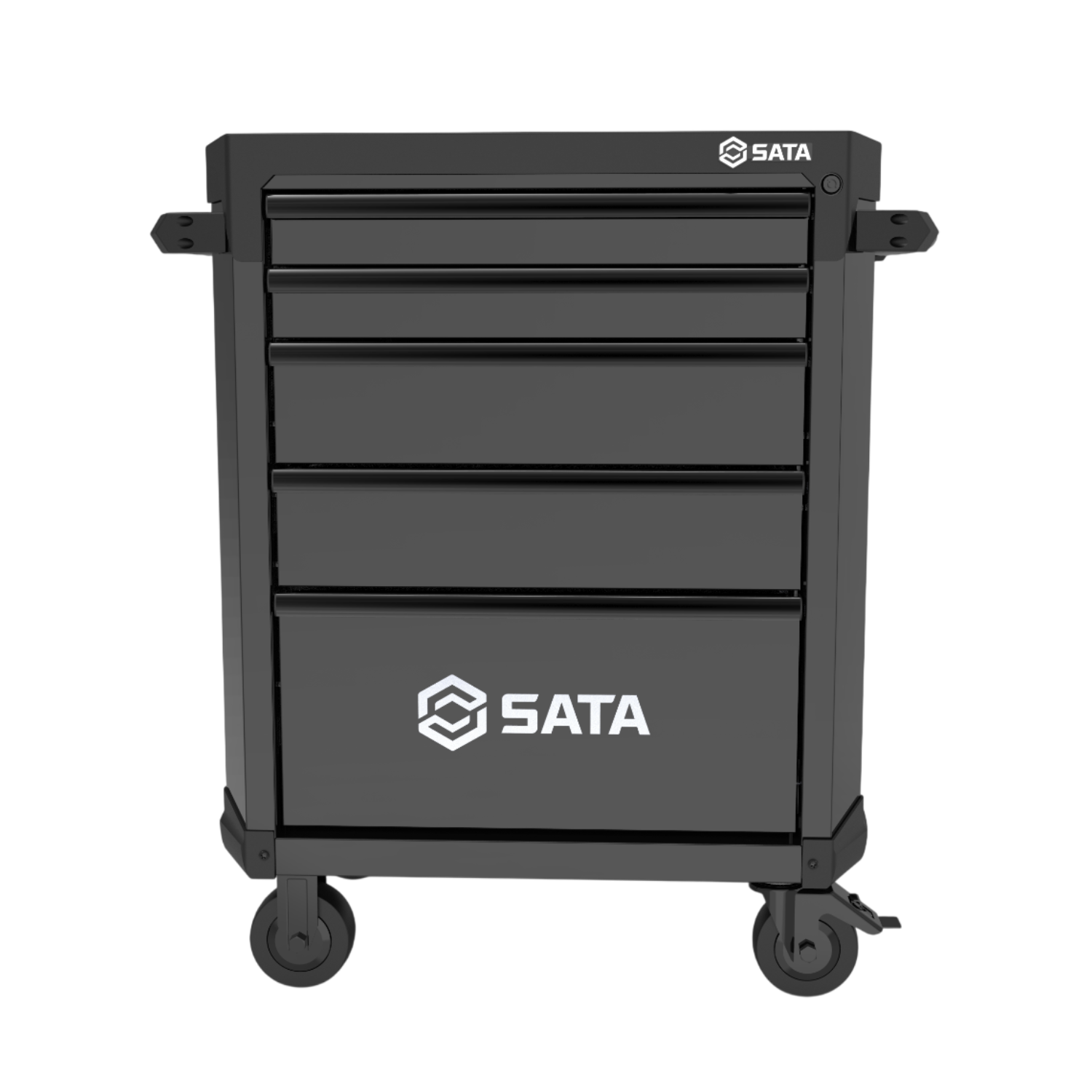 Carro Para Ferramentas Com 5 Gavetas Preto St95112g-B Sata