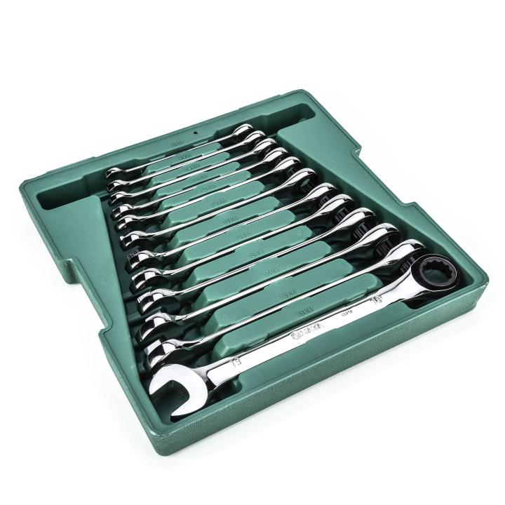 Jogo De Chave Combinada Catraca 8-19mm 12Pçs ST09040-02 Sata