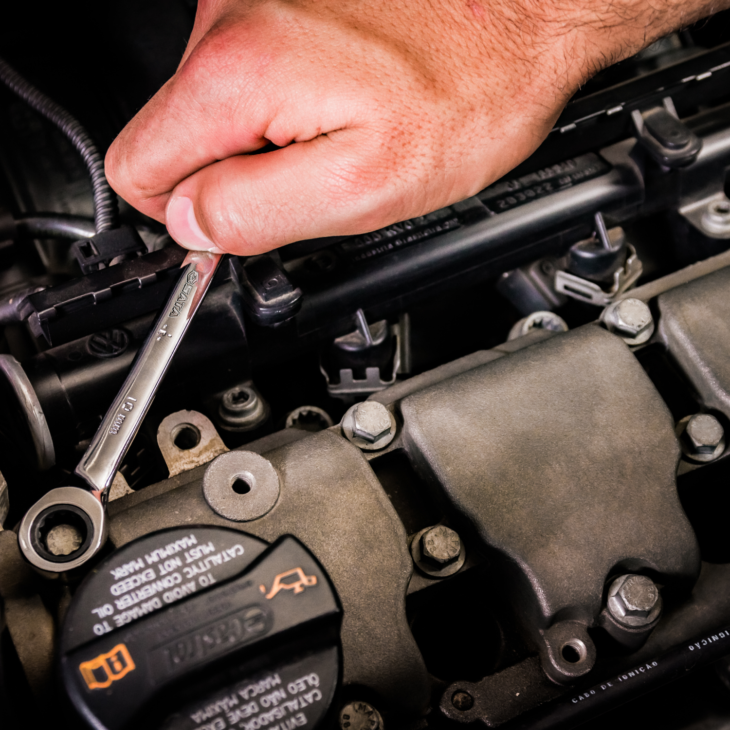 Chave Combinada Com Catraca De 7/8" St43110st Sata