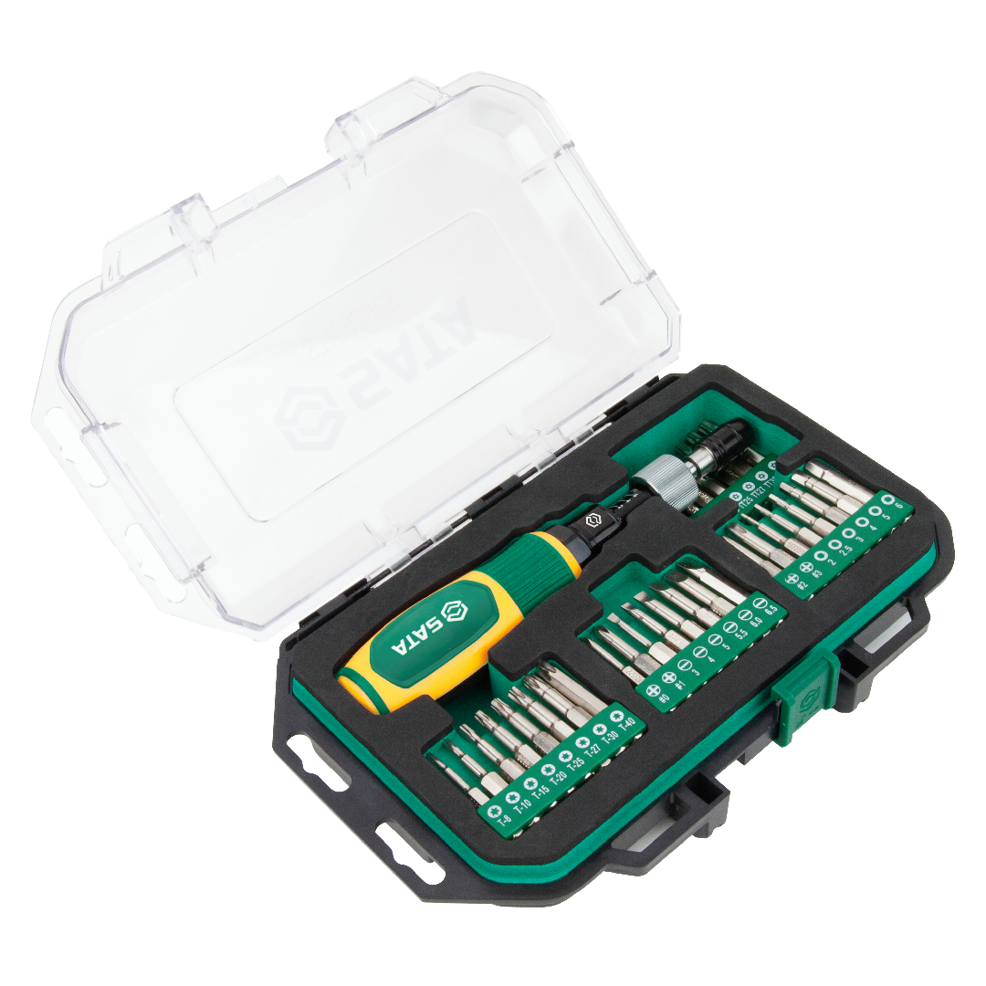 Jogo de Chave Torquímetro com Bits 33 Peças ST159202S Sata