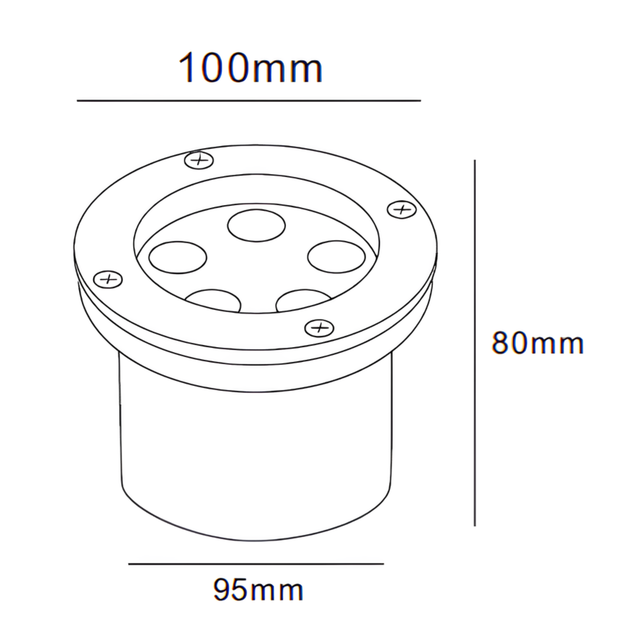 Luminaria Solo 5W 3000K 400Lm 14°10Cm Uplight Ledvance