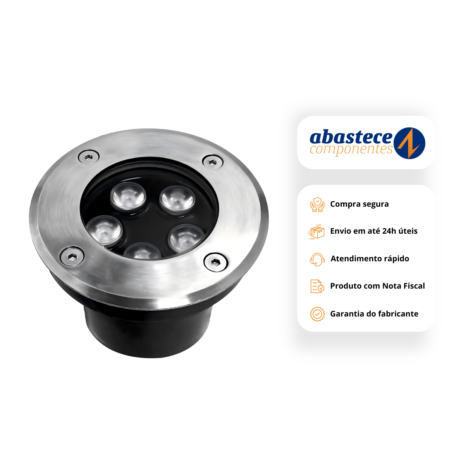 Luminaria Solo 5W 3000K 400Lm 14°10Cm Uplight Ledvance