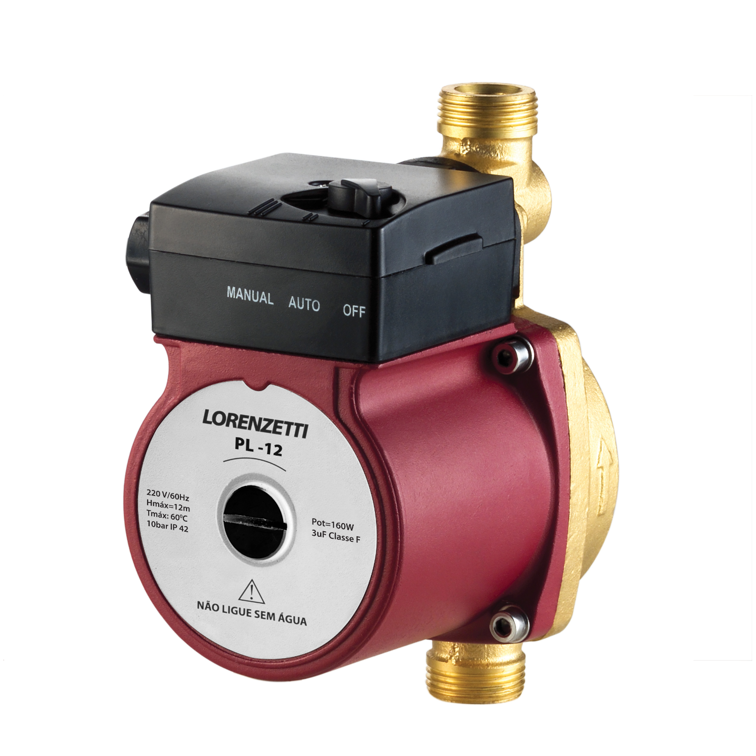 Pressurizador De Agua PL-12 160W 220V 7541021 Lorenzetti