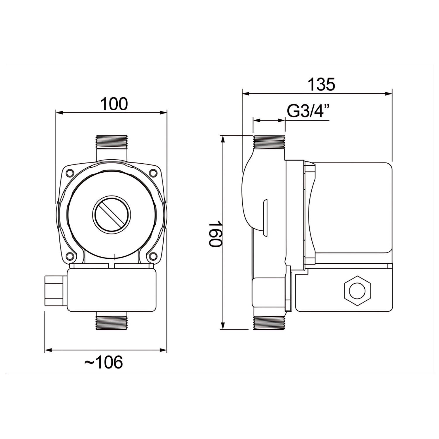 Pressurizador De Agua PL-12 160W 220V 7541021 Lorenzetti