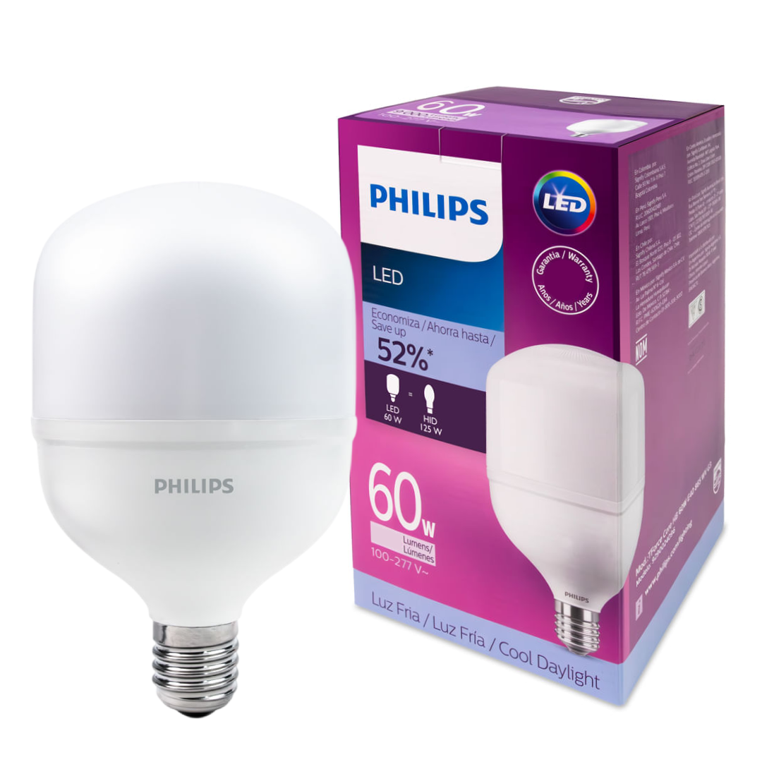 Lampada Led Hb Core Hb T140 60W 6500K 5000Lm E40 Philips