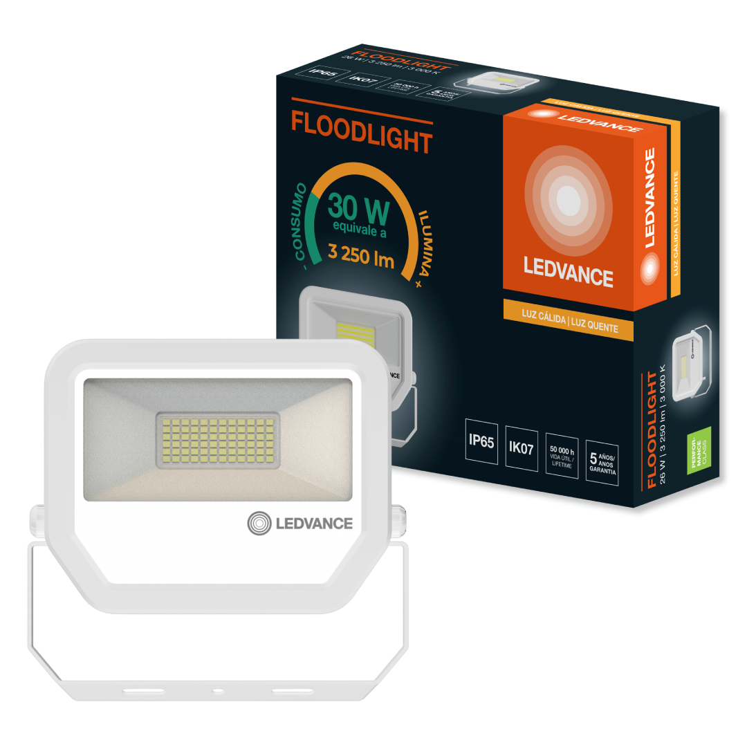 Refletor Floodlight Pfm Br 26W 3000K 3250Lm Ip65 Ledvance