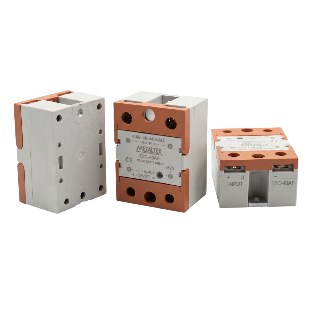 Relé de Estado Sólido Monofásico 40A TZC-40AF Metaltex