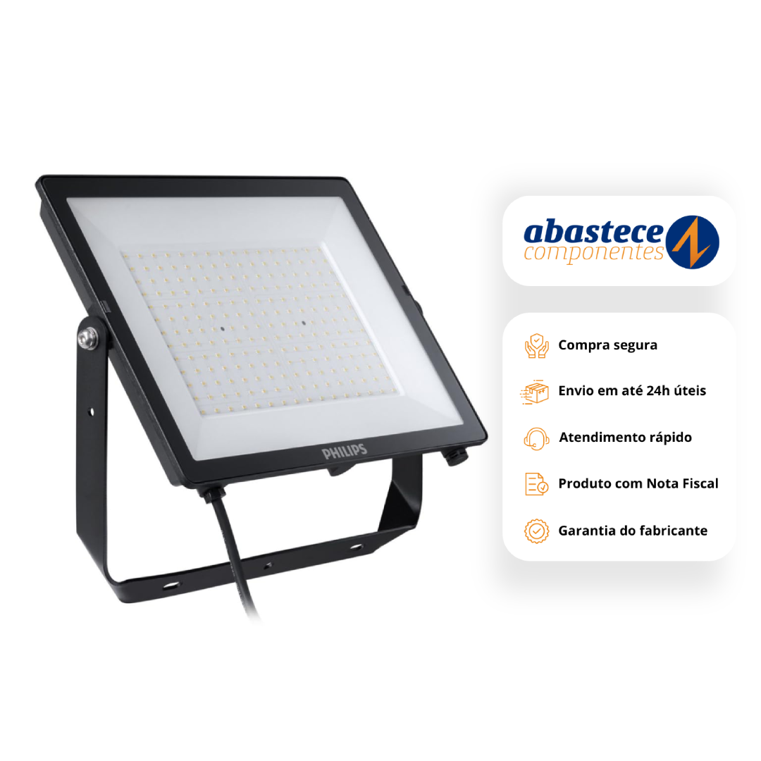 Projetor LED SmartBright 150W 6500K 15000Lm Bivolt Philips