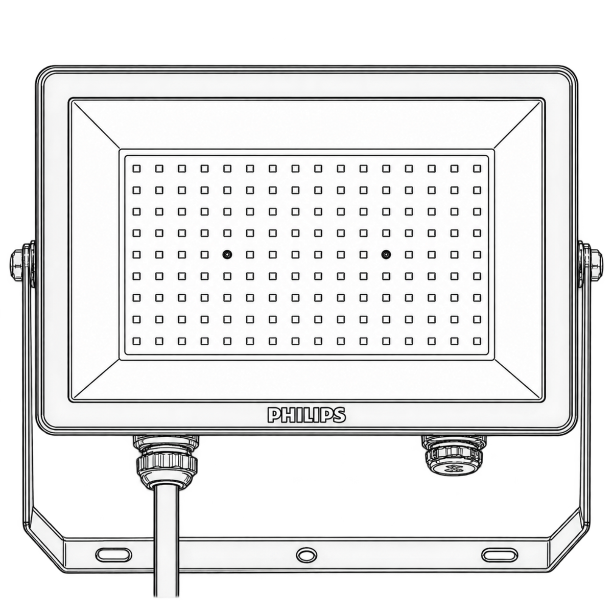 Projetor LED SmartBright 150W 6500K 15000Lm Bivolt Philips
