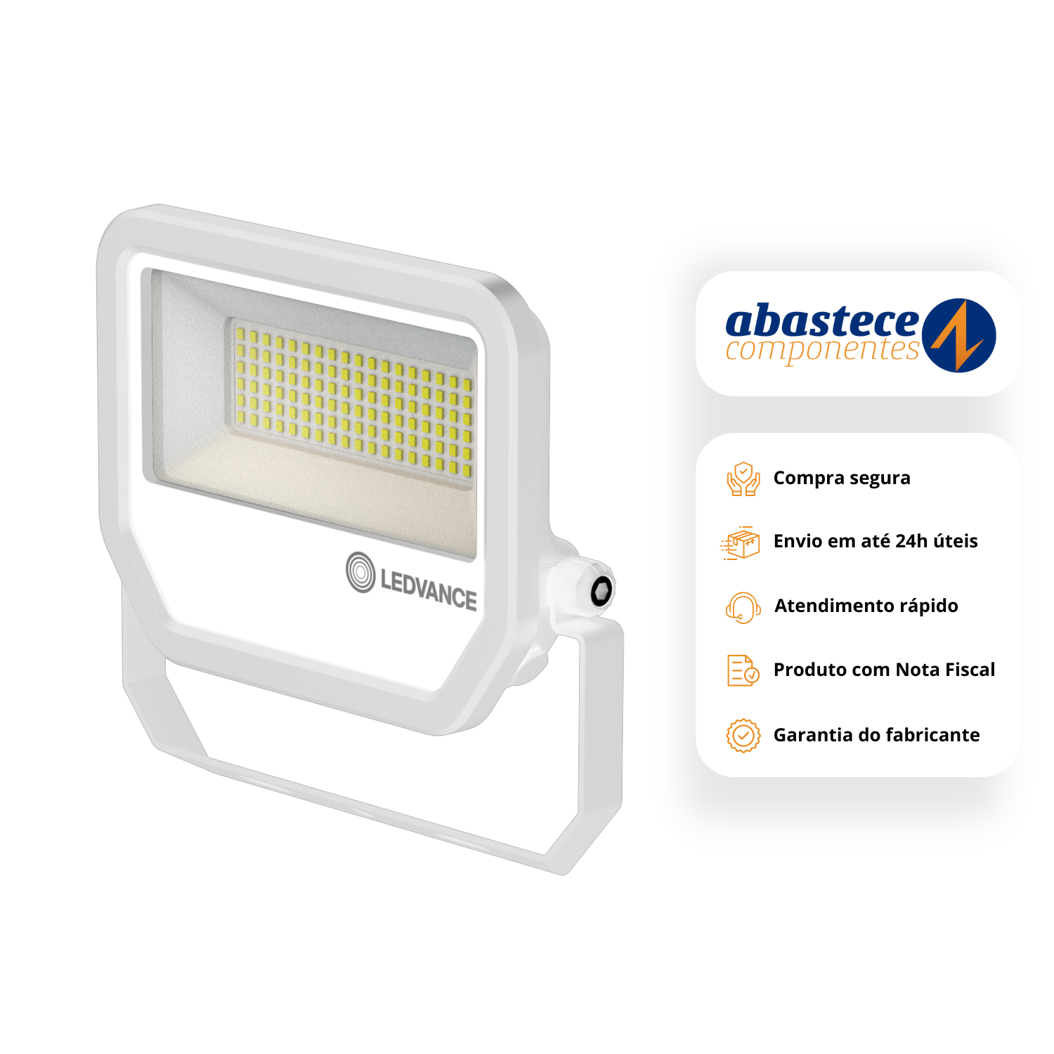 Refletor Led Floodlight Pfm Br 43W 5000K 6020lm Ip65 Bivolt Ledvance