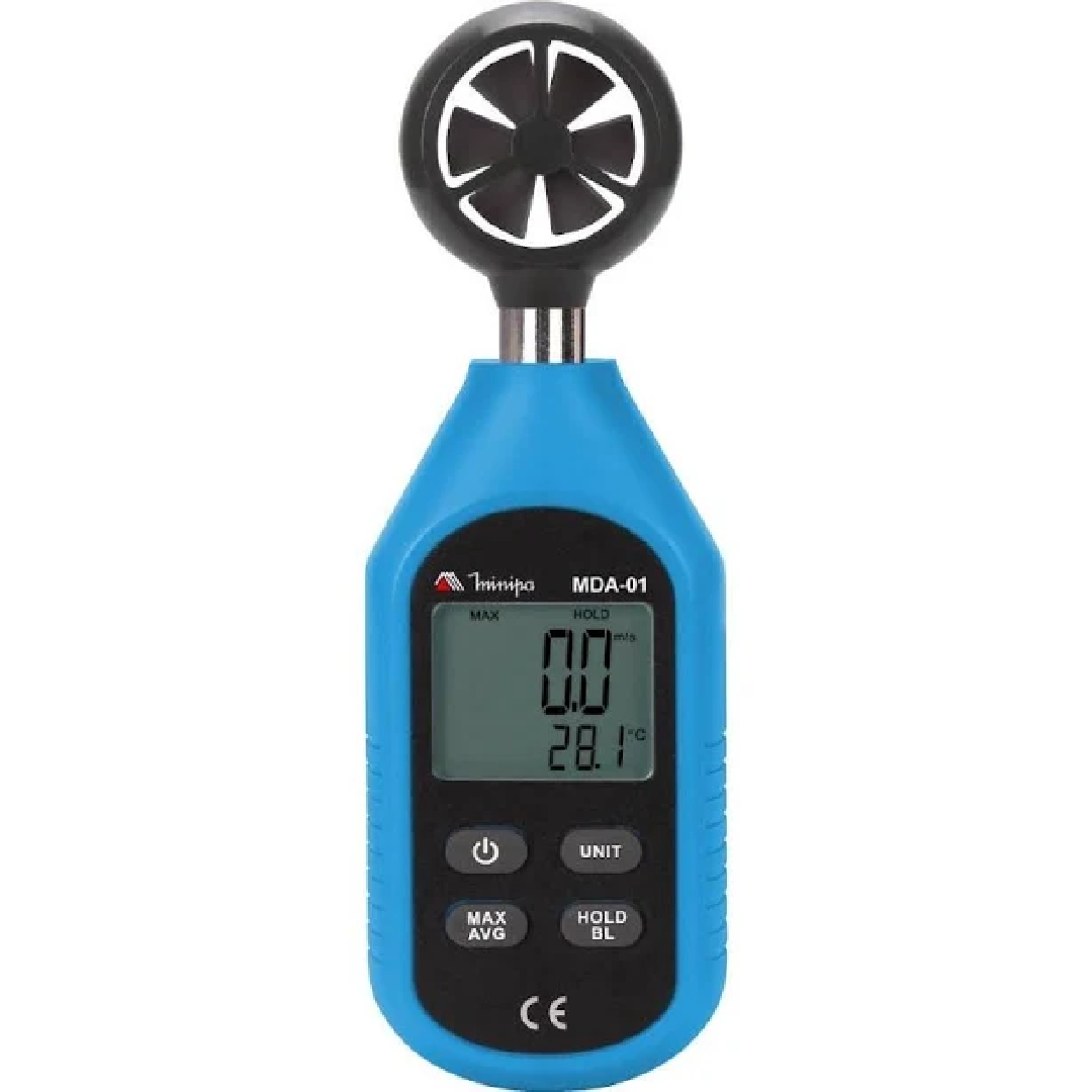 Mini Anemômetro Digital Portátil MDA-01 Minipa