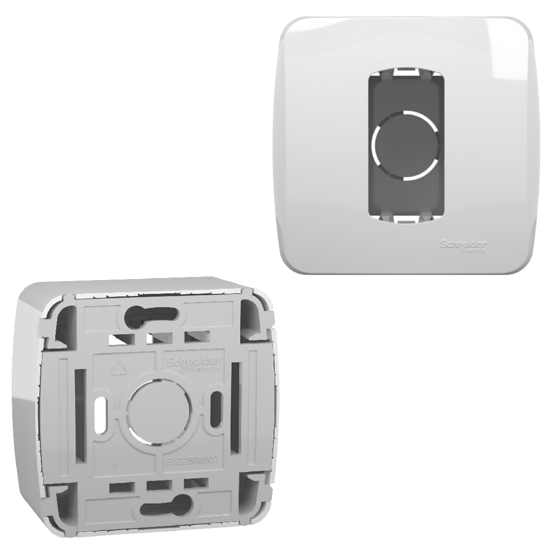 Caixa Sobrepor + Modulo Interruptor 10A 250V Miluz Schneider