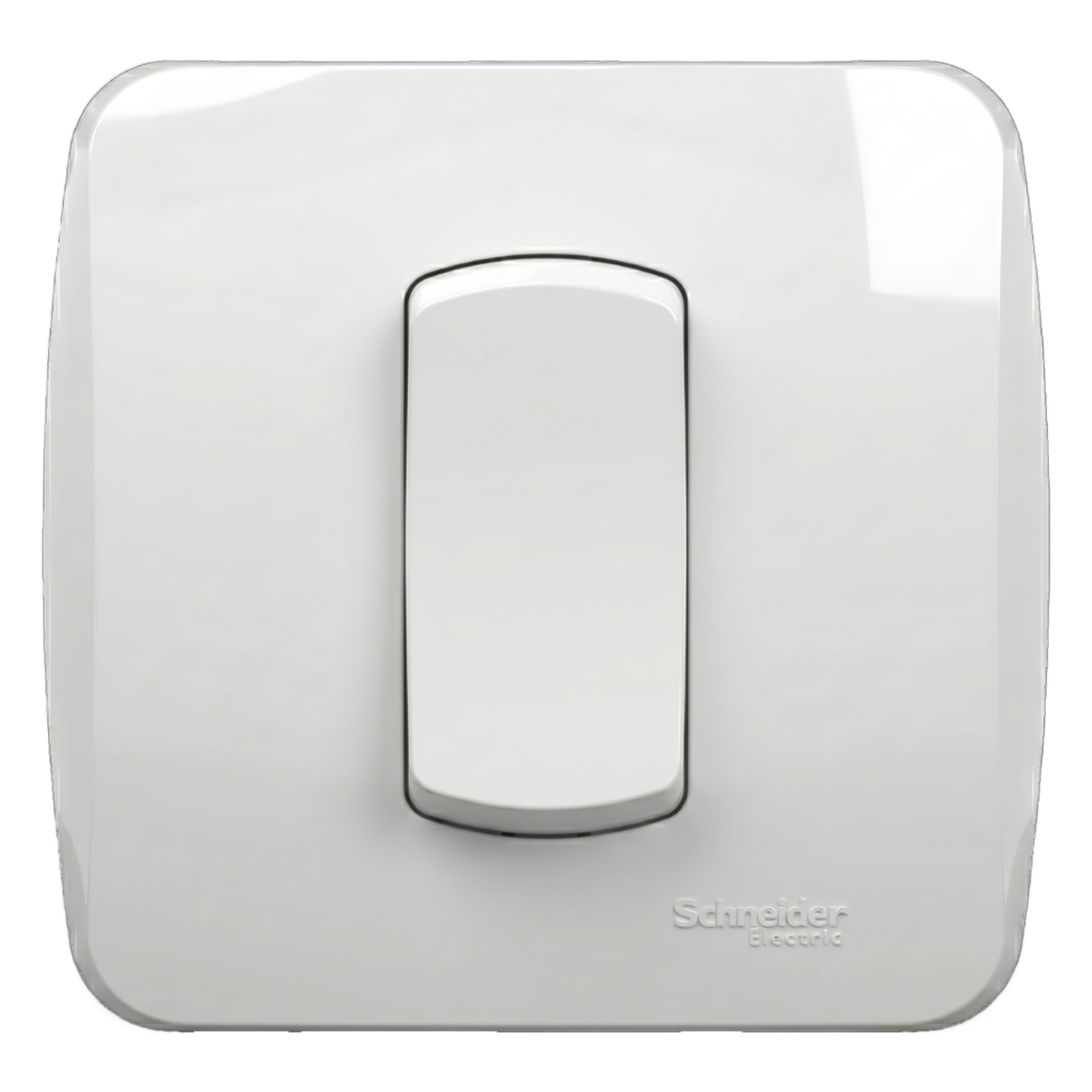 Caixa Sobrepor + Modulo Interruptor 10A 250V Miluz Schneider