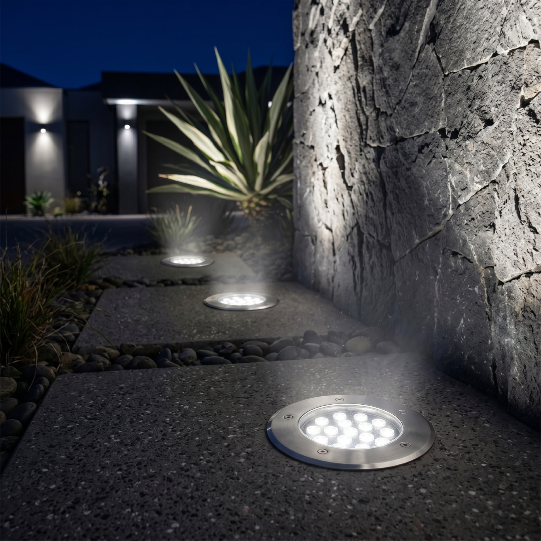 Balizador Led Embutir 15W 3000K 30° Ip67 7024318 Ledvance