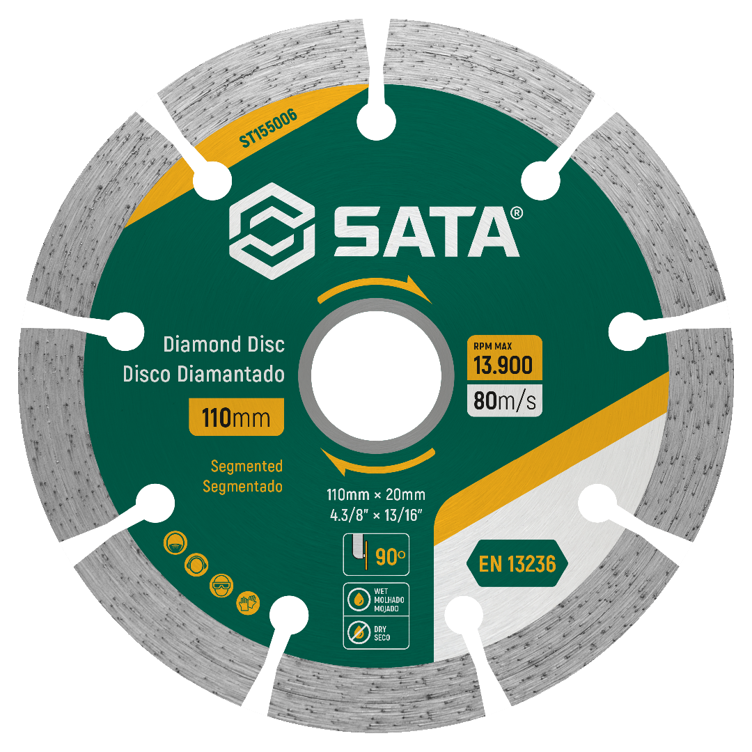 Disco Corte Diamantado 110Mm ST155006 Sata
