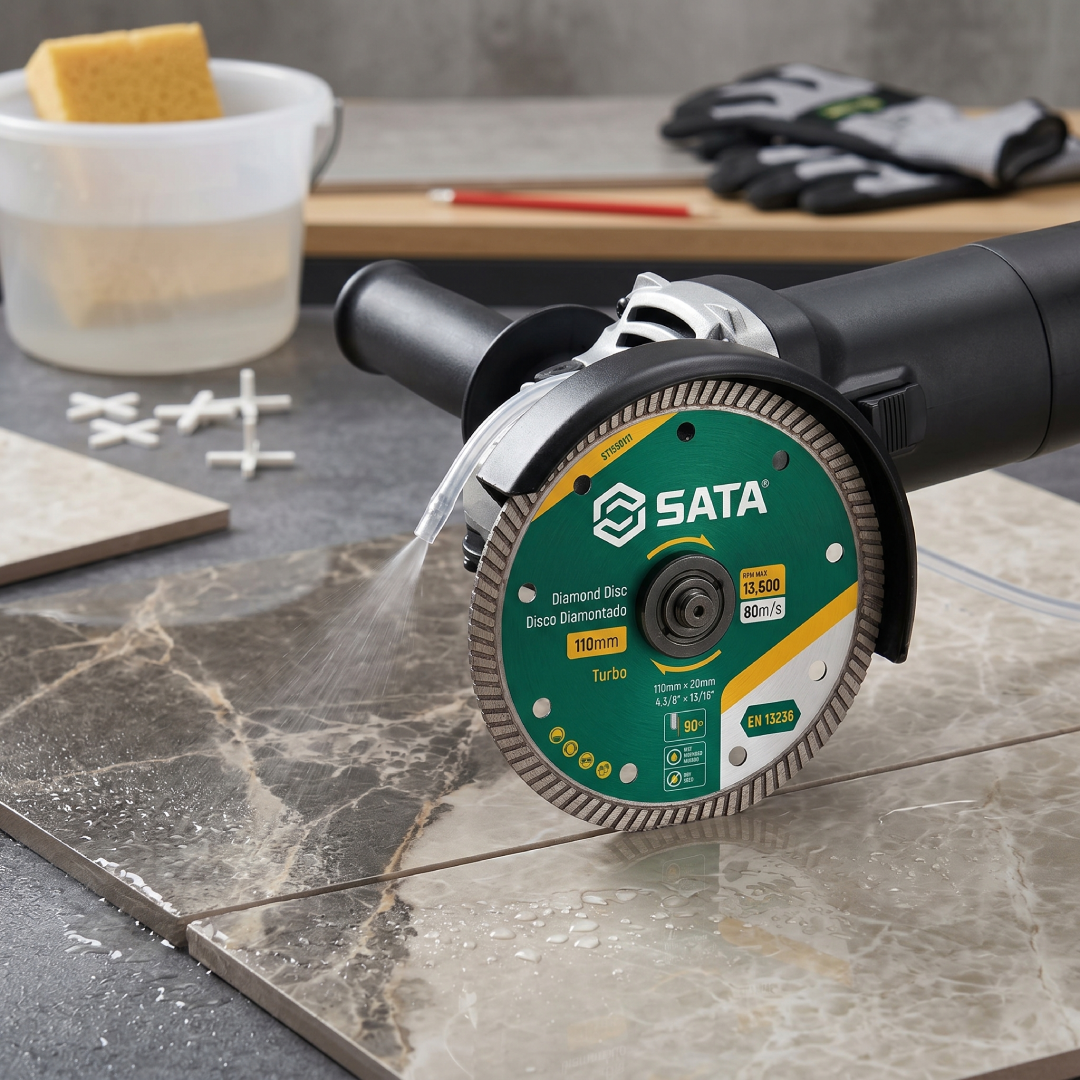 Disco De Corte Diamantado Turbo 110Mm St155011 Sata