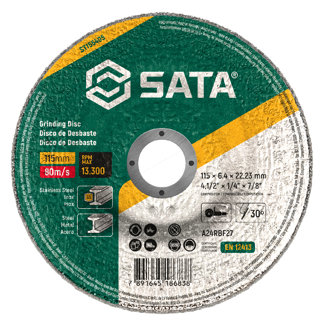 Disco De Desbaste Para Metal 115X6,4Mm St155405 Sata