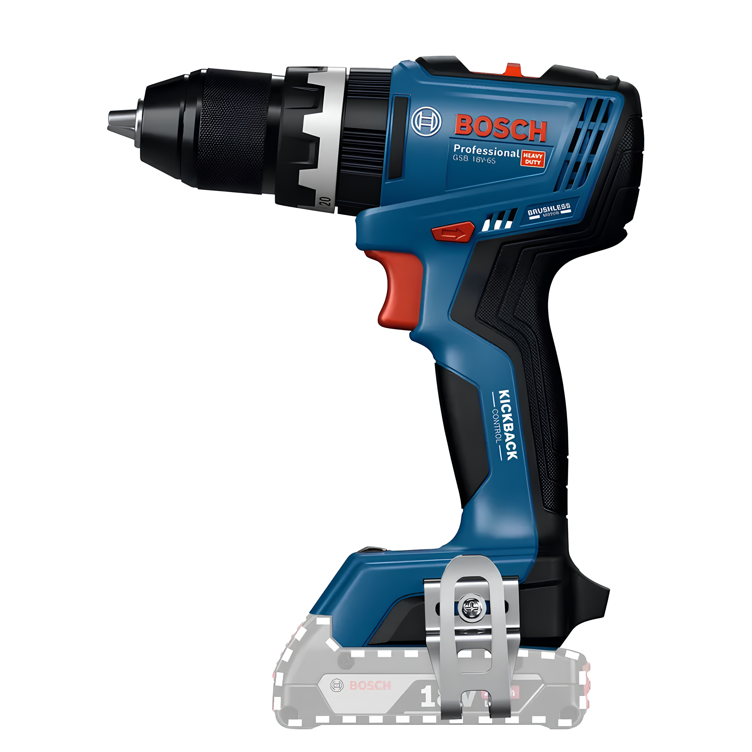 Parafusadeira/Furadeira Impacto Brushless Gsb 18V-65 06019N31e5 Bosch