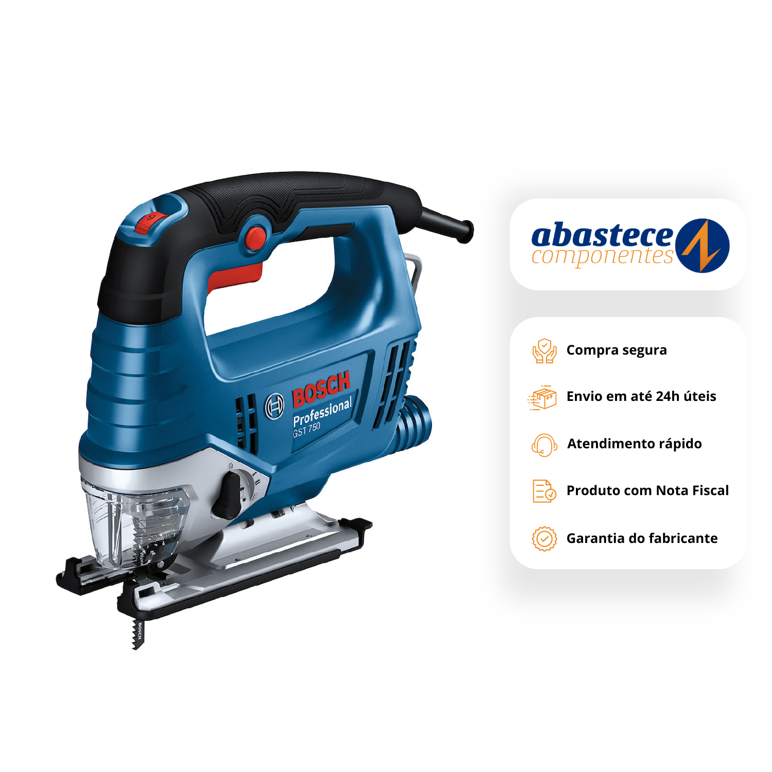 Serra Tico-Tico Profissional Gst 750 520W 127V 06015B41d0000 Bosch