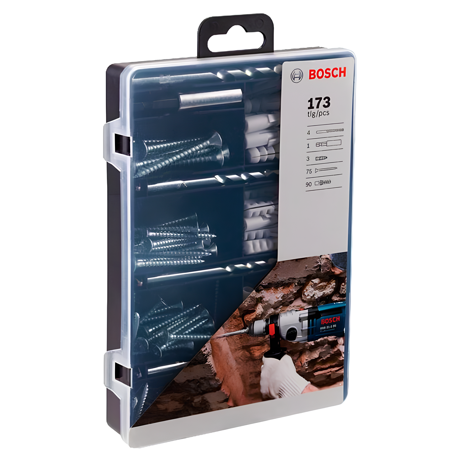 Kit Com 173 Unidades De Fixação 2607017506000 Bosch