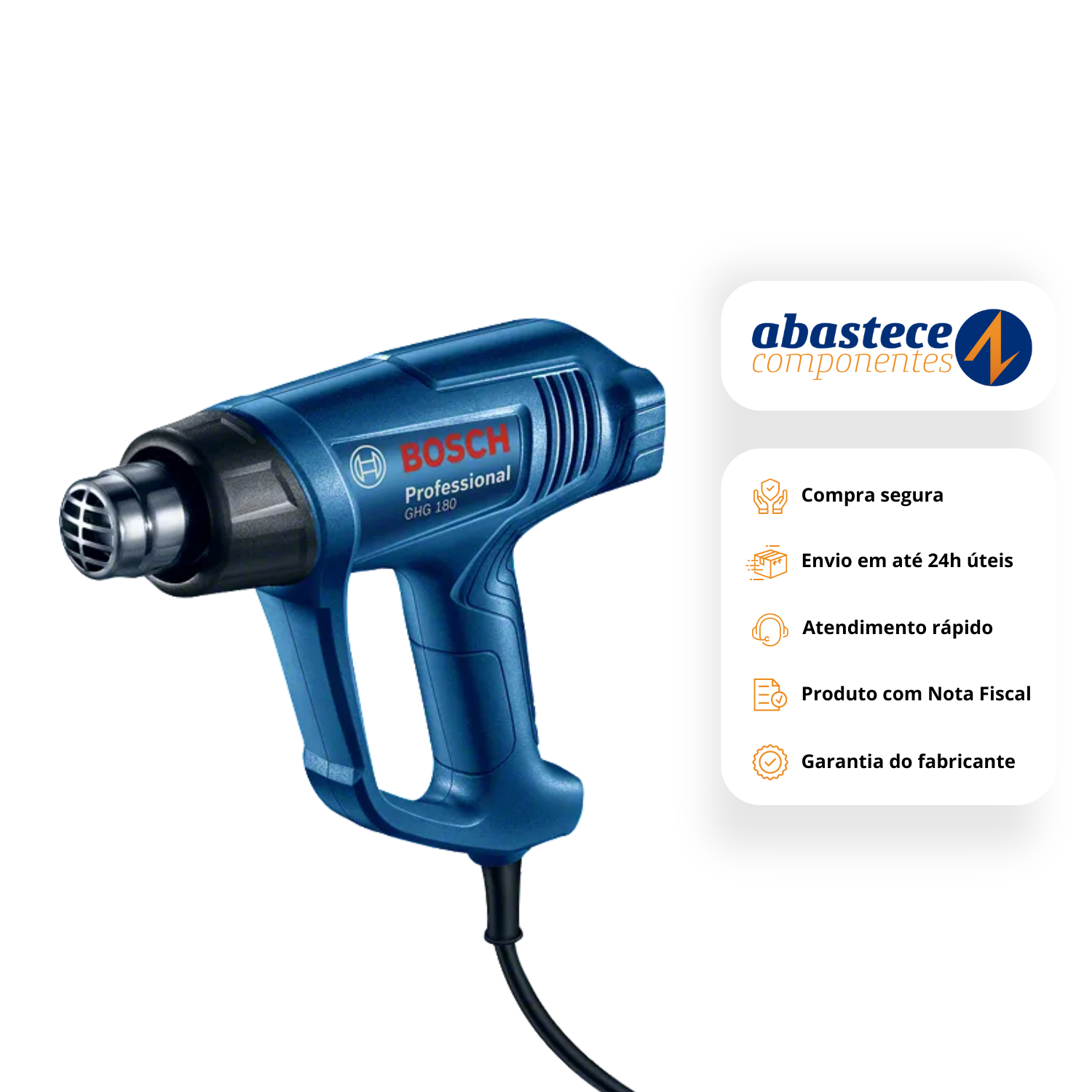 Soprador Térmico Profissional Ghg 180 1600W 127V 060194D0d0000 Bosch