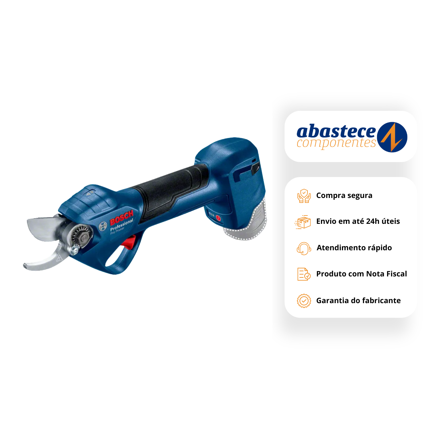 Tesoura De Poda Profissional 12V Pro Pruner 2Baterias 06019K10e1 Bosch