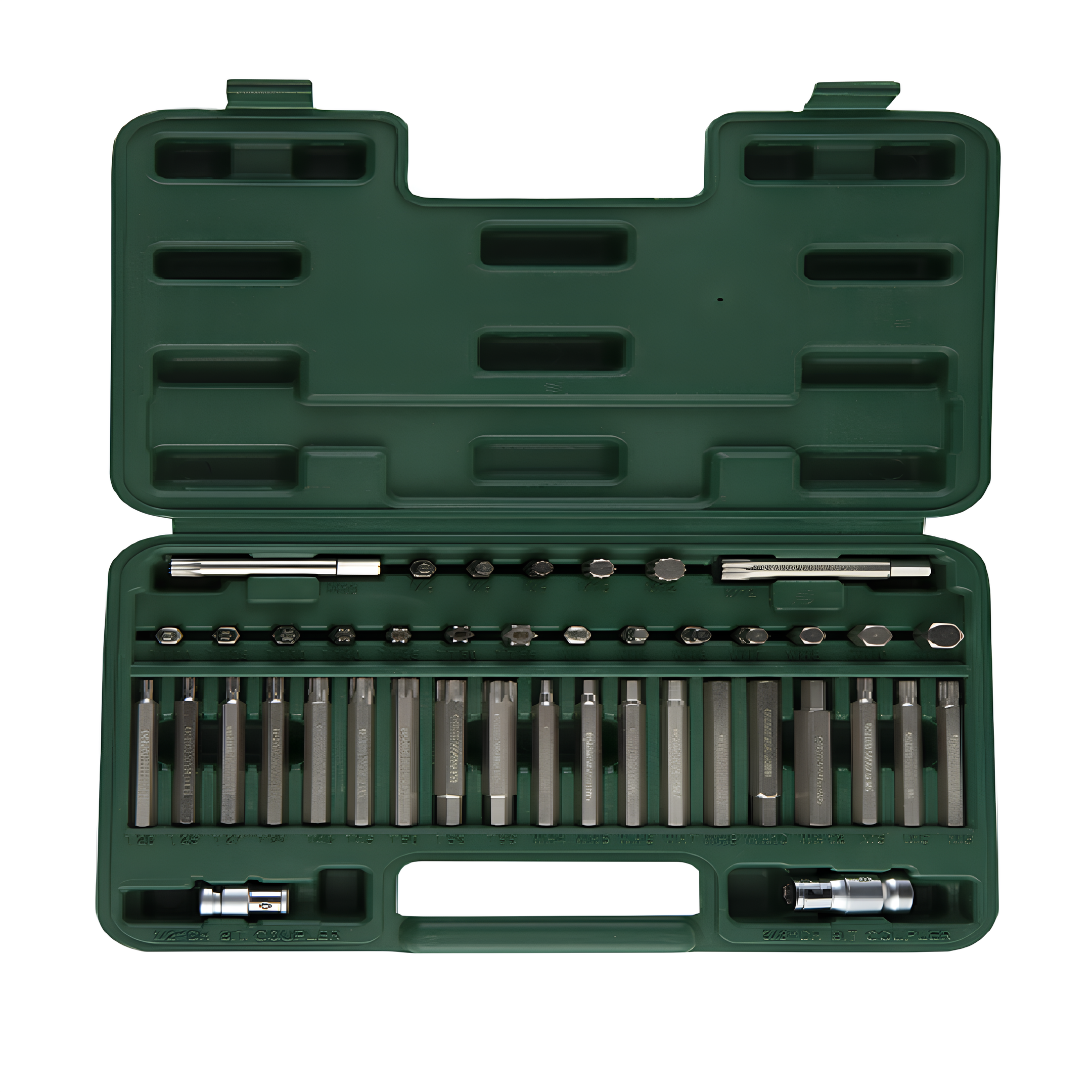 Jogo de Bits Hexagonais e Torx 42 Peças 8 mm ST09327 Sata
