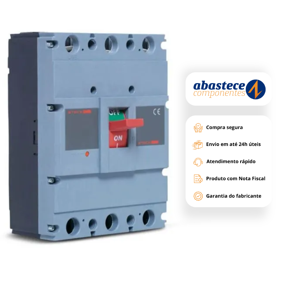 Disjuntor Caixa Moldada Tripolar 700A Série S800 690V Sdjs700 Steck