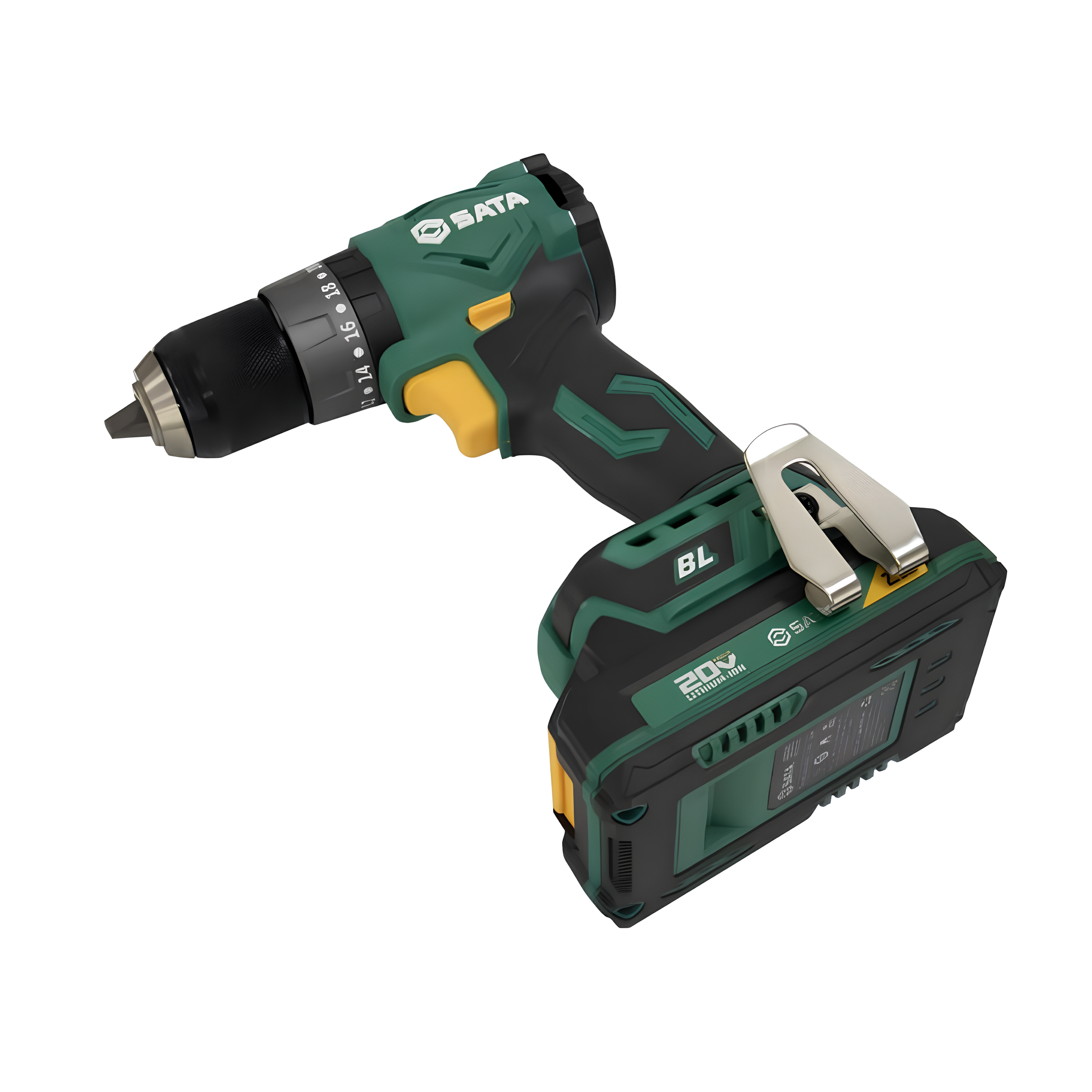 Parafusadeira/Furadeira Impacto C/ Bateria 20V St151012 Sata