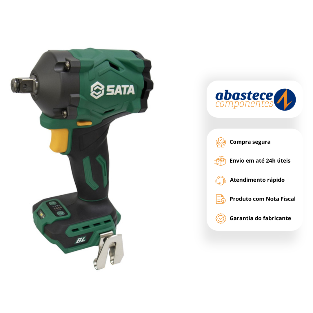Chave De Impacto Brushless S/Bateria 20V 1/2" 400Nm St151073e Sata