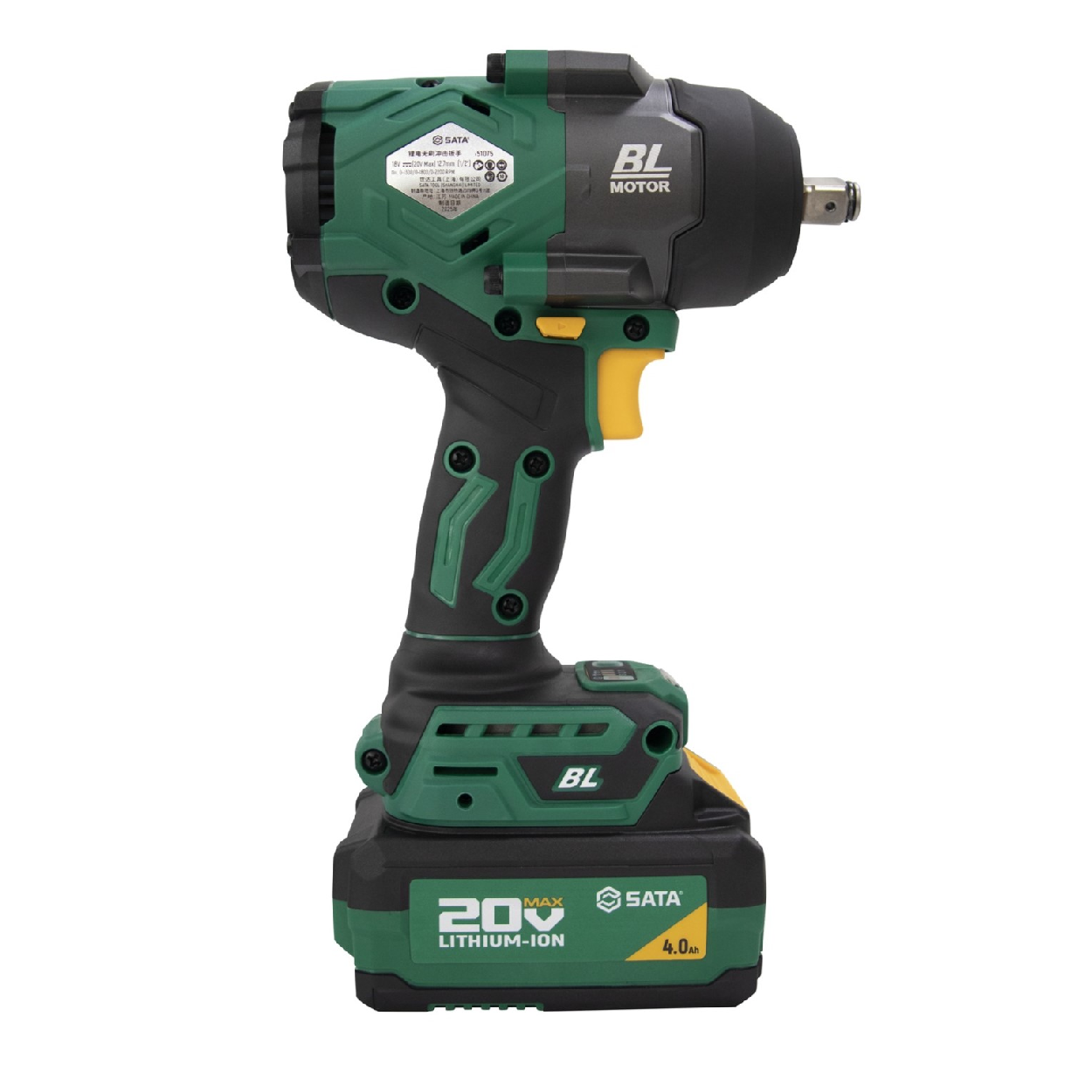 Chave De Impacto Brushless À Bateria 20V 1/2" 800Nm St151075 Sata