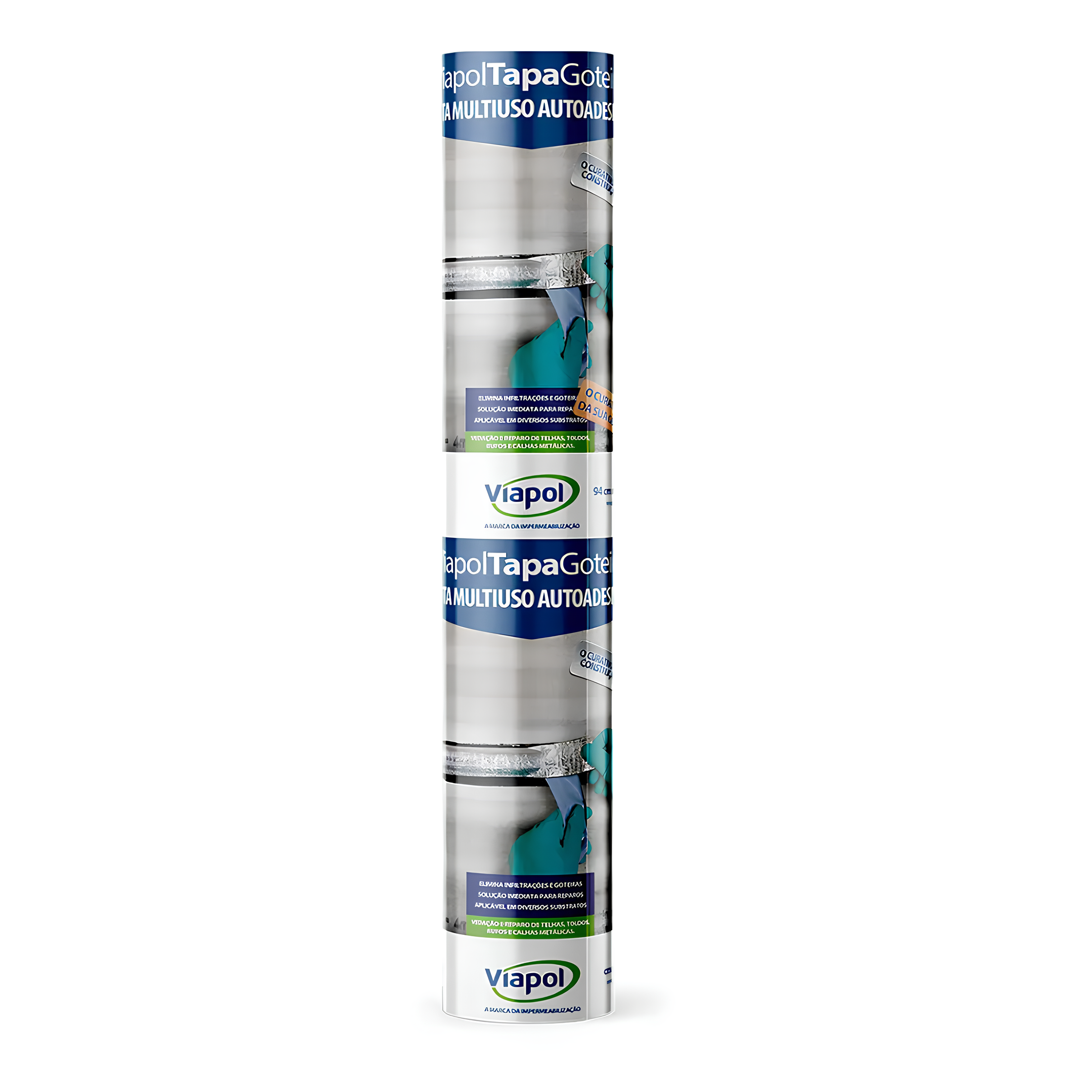 Fita Multiuso Manta Asfáltica Tapa Goteira 60Cm X 10M V06116797 Viapol