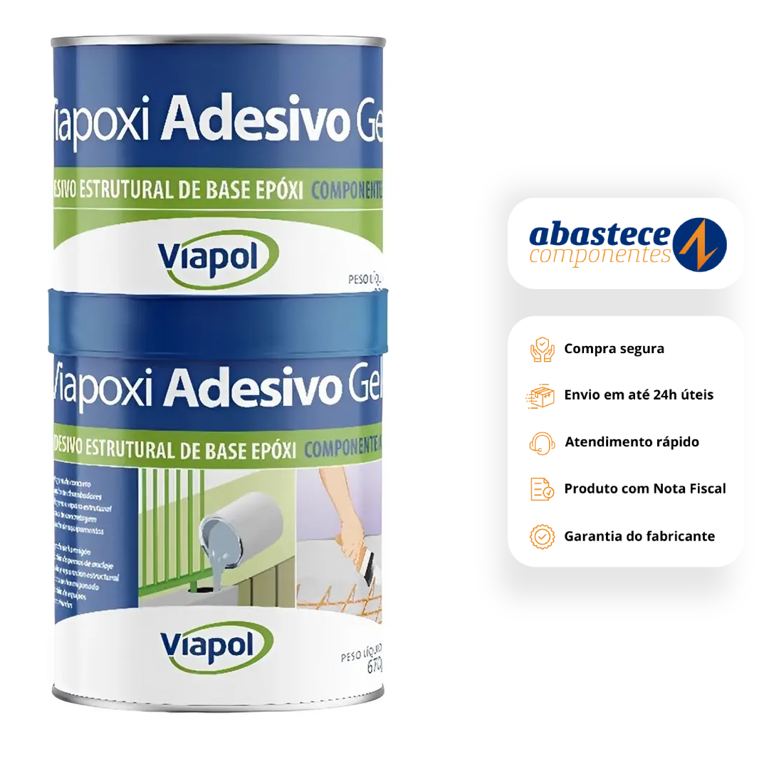 Viapoxi Adesivo Gel 1Kg V0510623 Viapol