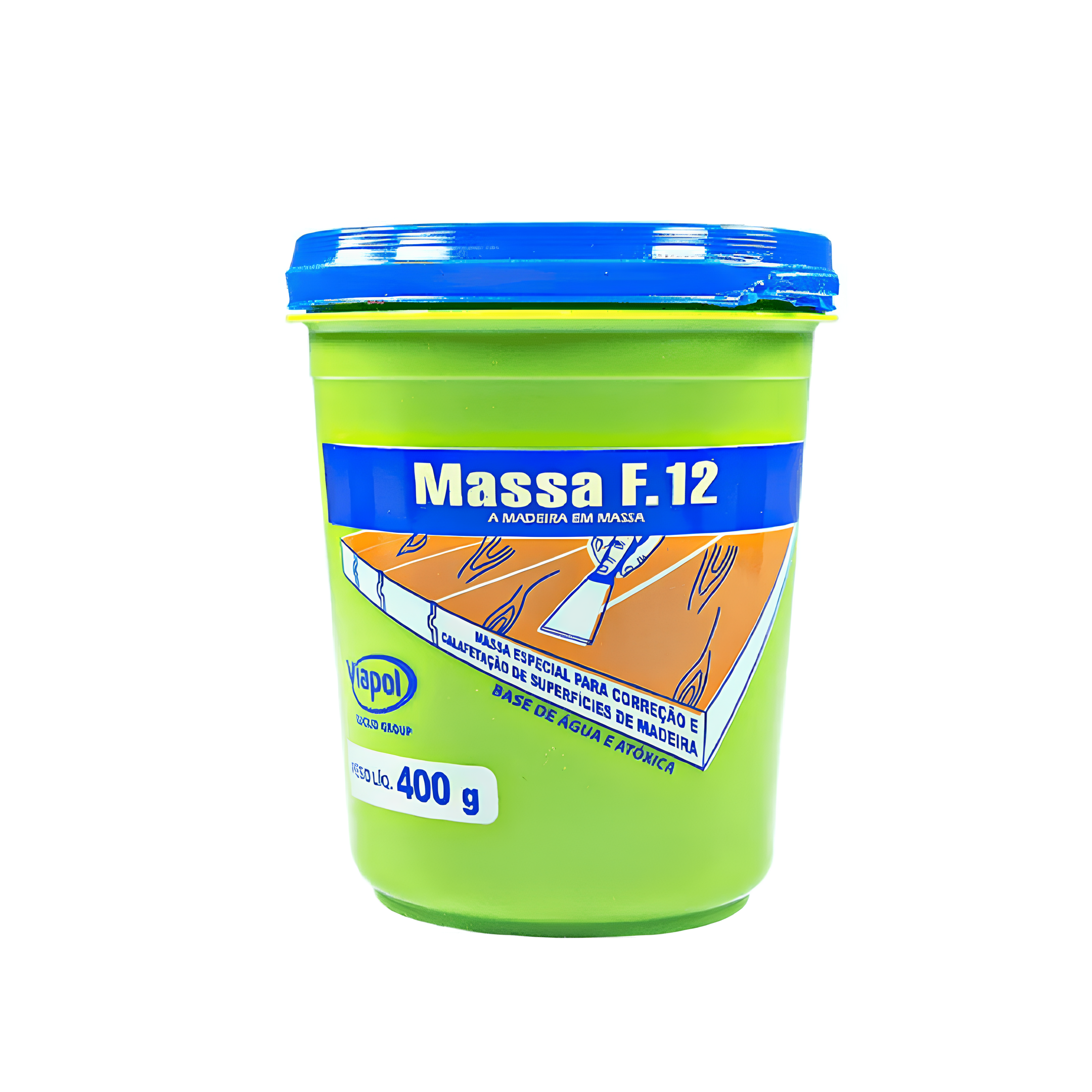 Massa Para Madeira Marfim Mf12 400Gr V0210628 Viapol
