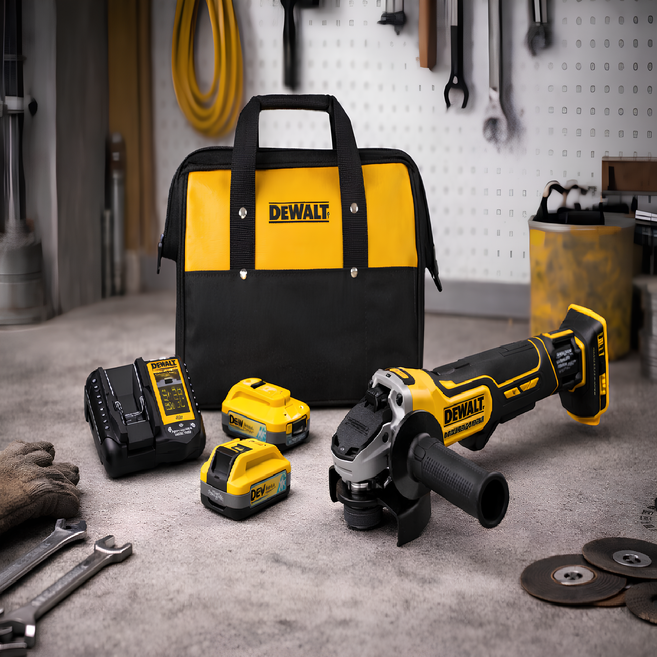 Esmerilhadeira 2 baterias 4.1/2" 20V 5Ah Dcg413h2Br Dewalt