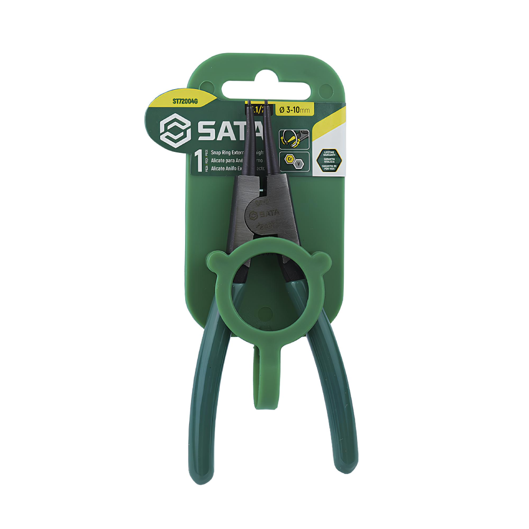 Alicate Anéis Externo Reto Cr-V 5.1/2 8-18Mm St72004g Sata