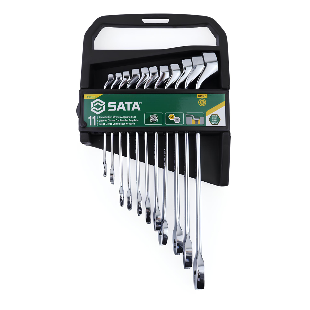 Jogo Chave Combinada Angulada 45° 8-22Mm 11Pçs St08047g Sata