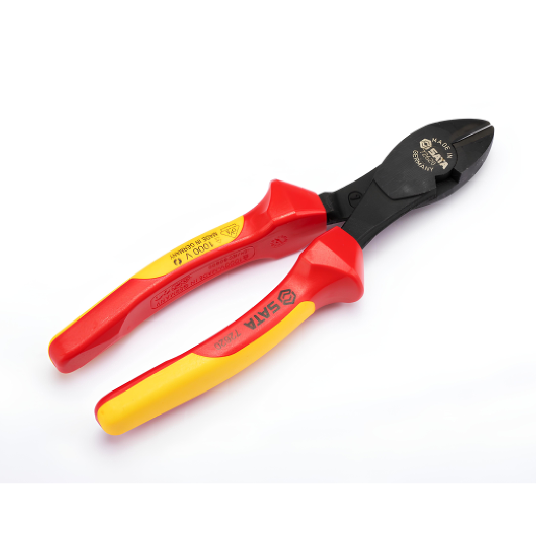 Alicate Corte Diagonal Isolado Black Vde 8 Cr-V St72620 Sata