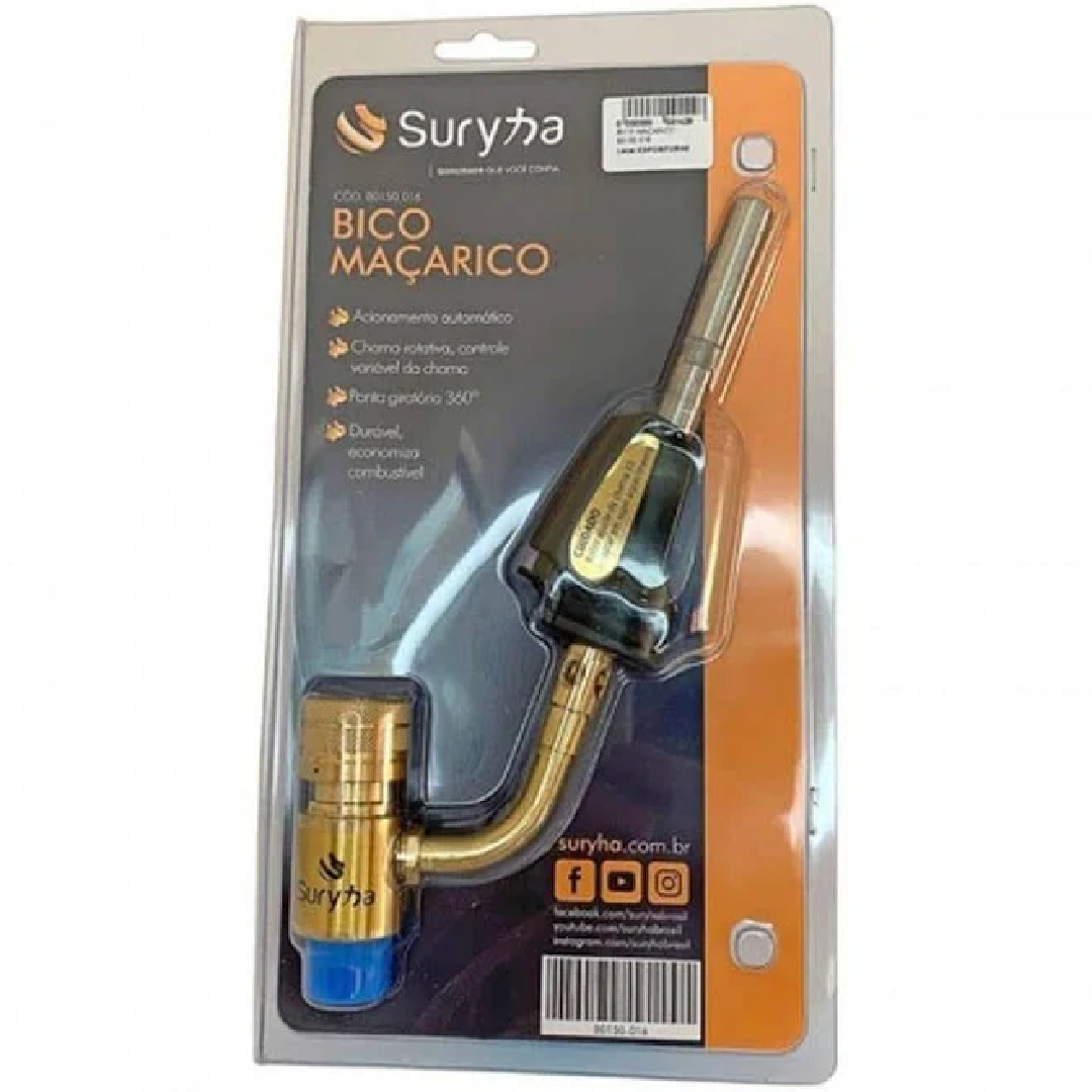 Bico Maçarico Portátil Automático 80150016 Suryha