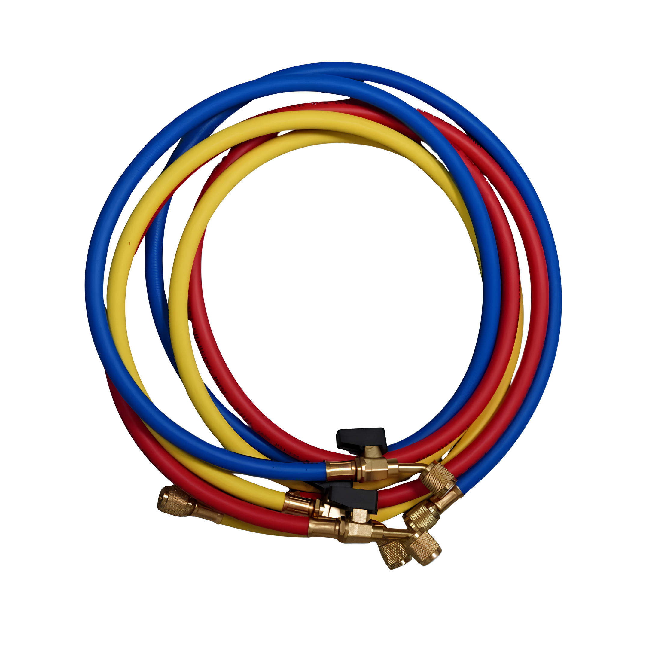 3 Mangueiras p/ Manifold 1,5m 1/4 SAE BHV 15 SET 3  ELITECH