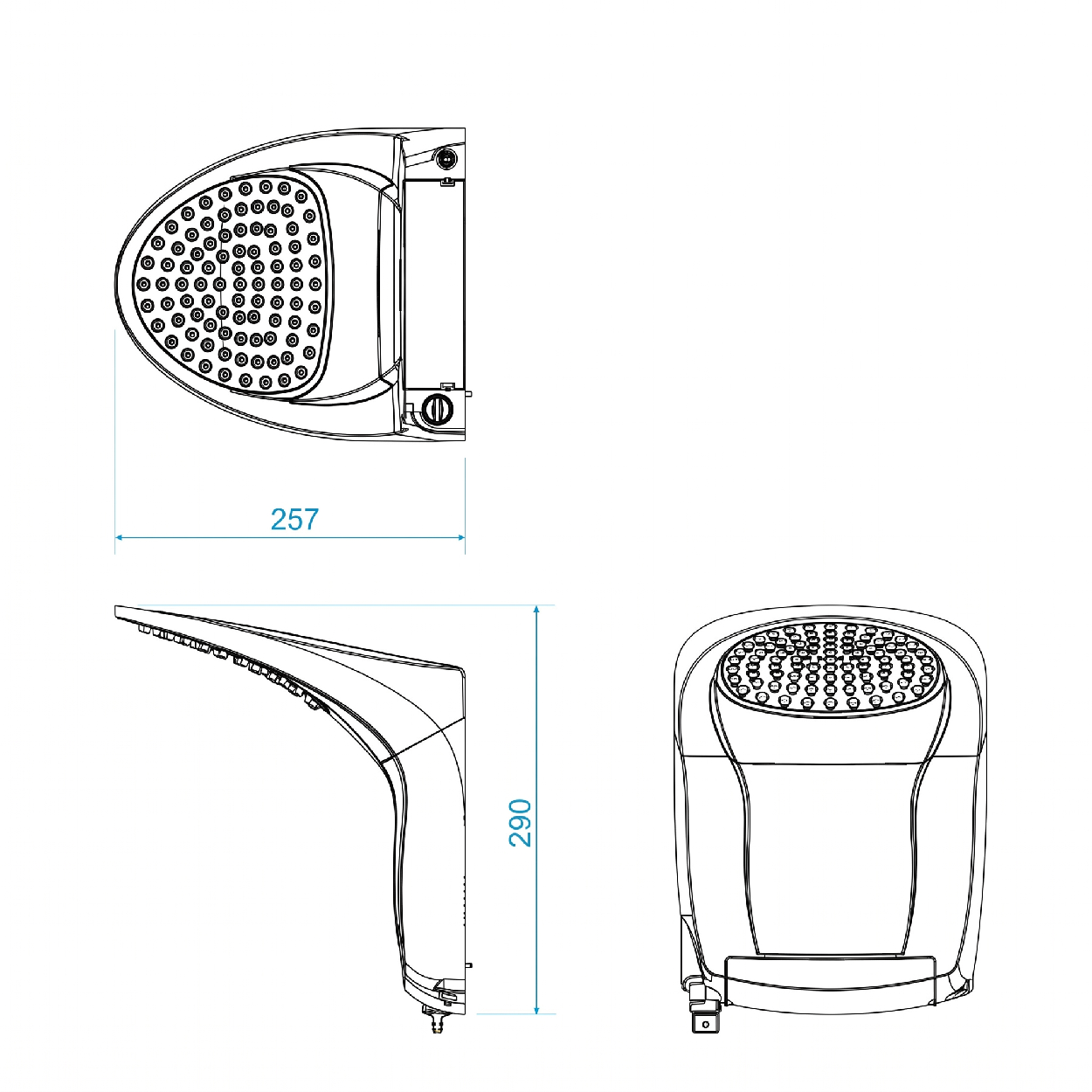 Chuveiro Ducha Acqua Jet Ultra Eletronico Br/Cr 6800w 220V Lorenzetti